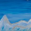 Ezüst hegyek  (akril - 20x30cm vászon - 2013)